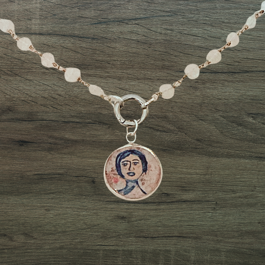 Moonstone Charm Necklace