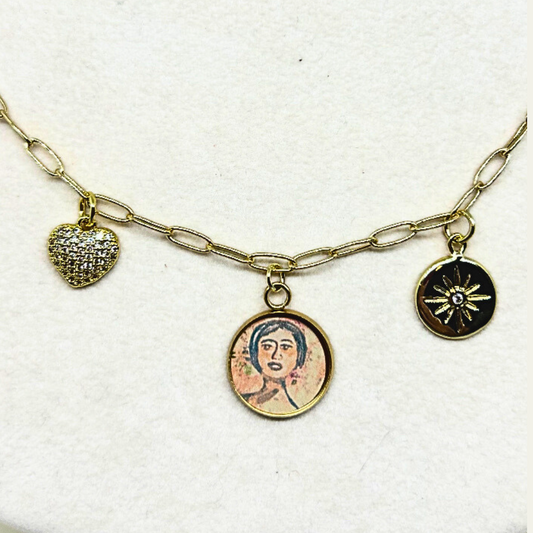 The Charmed Paper-Clip Necklace