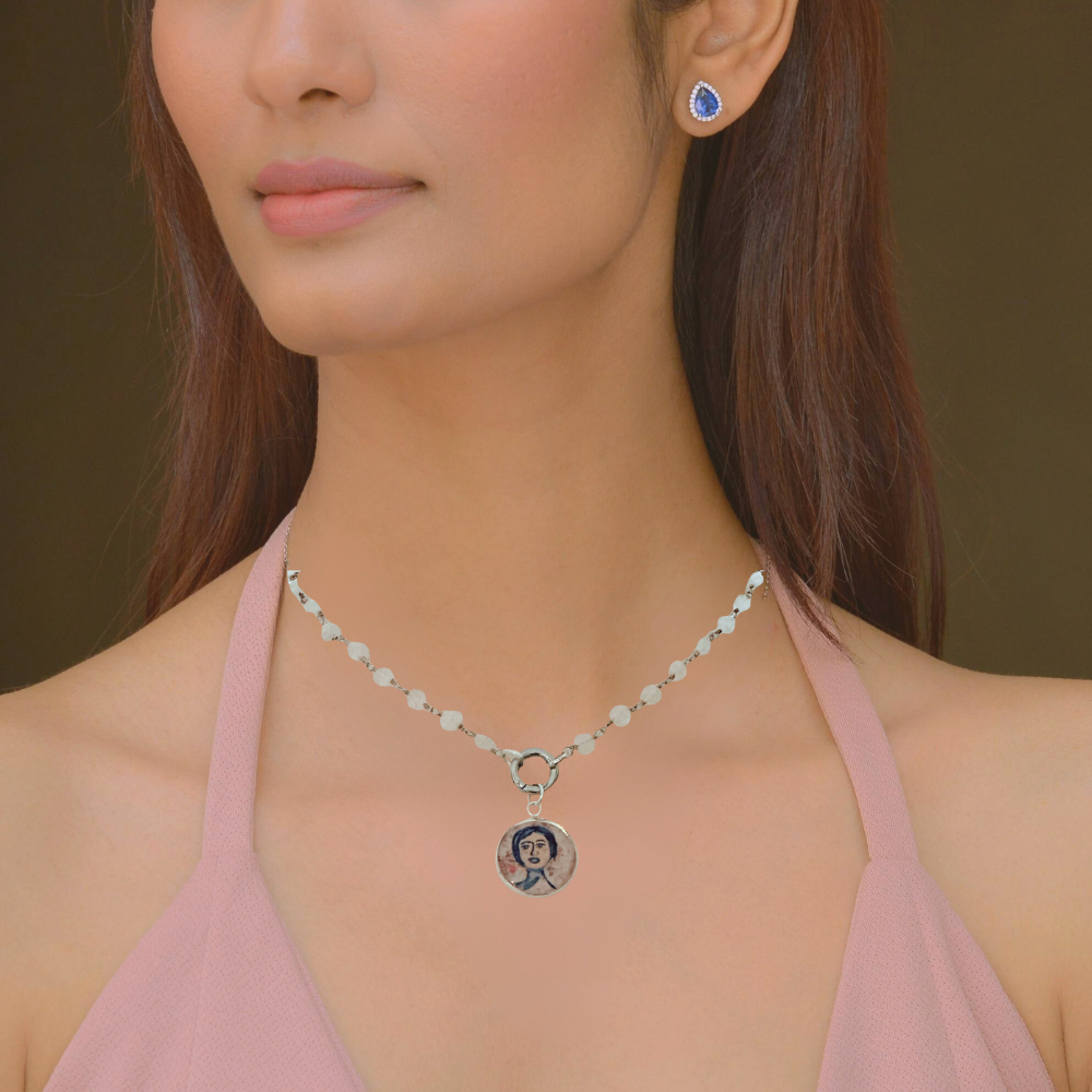 Moonstone Charm Necklace